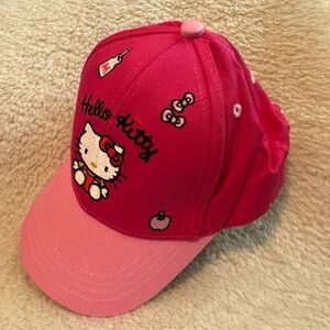 Hello Kitty Two-Tone Pink Embroidered Baseball Cap